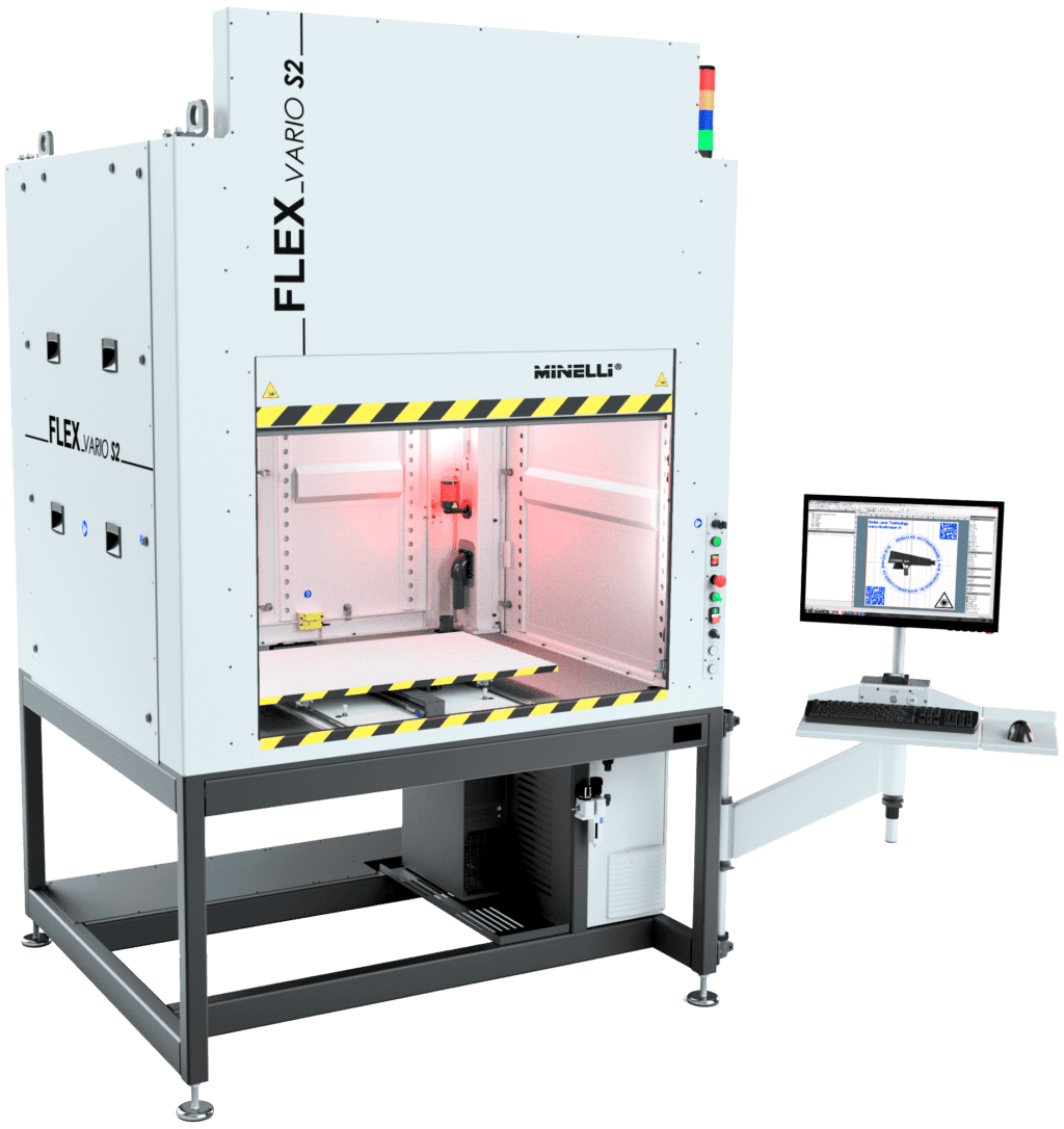 FLEXvario S2 Laserbeschriftungsmaschine, hergestellt in der Schweiz